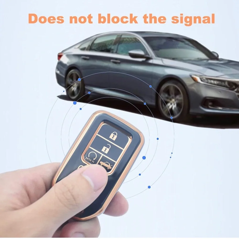 Key Fob Case for Honda, Car Key Case for Honda Accord Civic Passport Pilot.